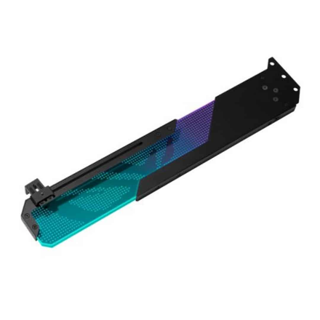 Asus Rog Wingwall Graphics Card Holder Easily Adjustable Rgb Lighting ...