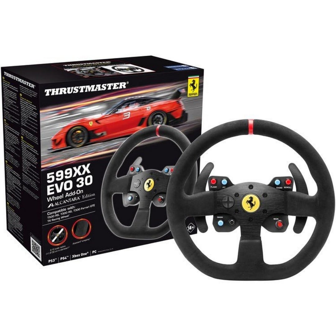 Thrustmaster F599XX Evo 30 Alcantara Edition Racing Wheel Add-on ...