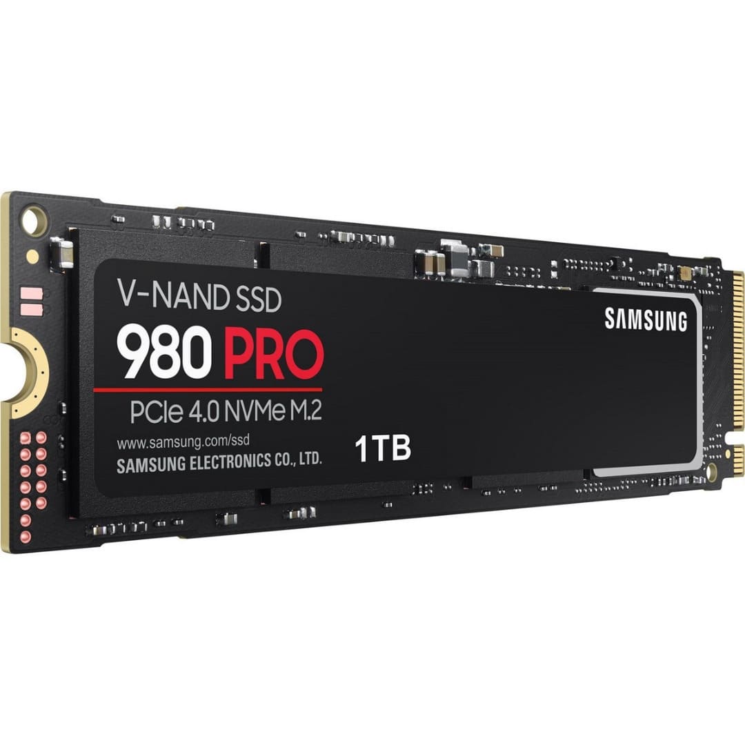 Samsung 980 PRO 1TB SSD M.2-2280 PCIe 4.0 x4 NVMe Solid State Drive