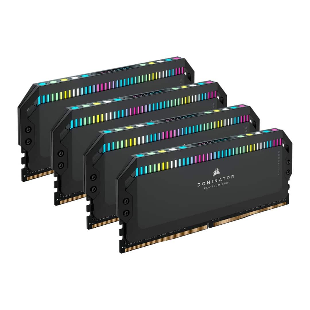 Corsair DOMINATOR Platinum RGB Black 64GB (4x16GB) 5600MHz DDR5 Memory Kit