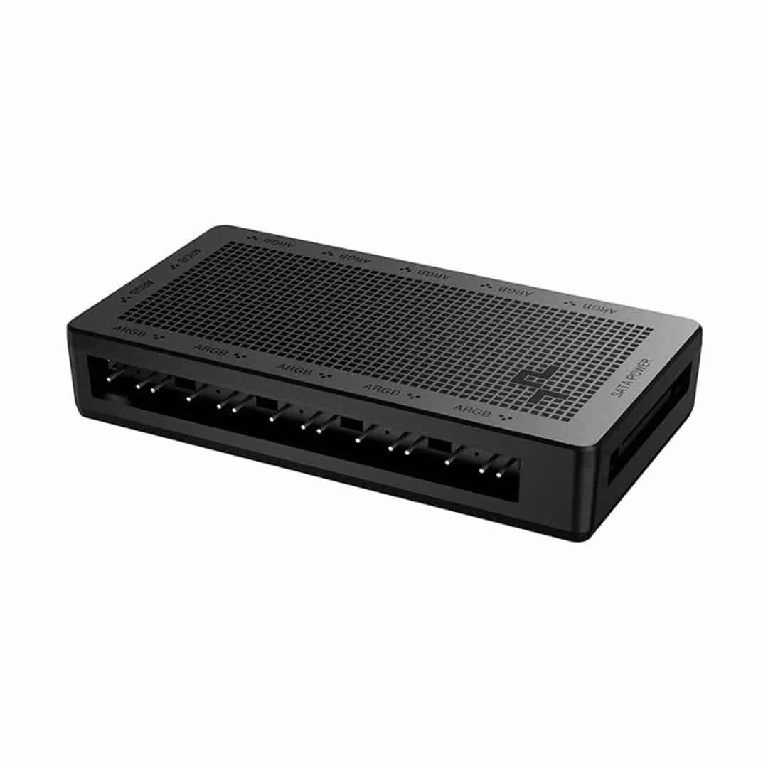 Photos - Other for Computer Deepcool SC700 12-Port 3-Pin ARGB Hub R-SC700-BKNSNN-G 