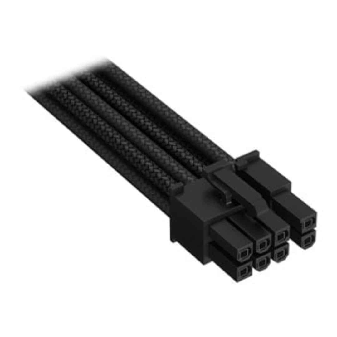 Photos - Cable (video, audio, USB) Corsair Premium Black Individually Sleeved PCIe Single Connector Type-5 PS 