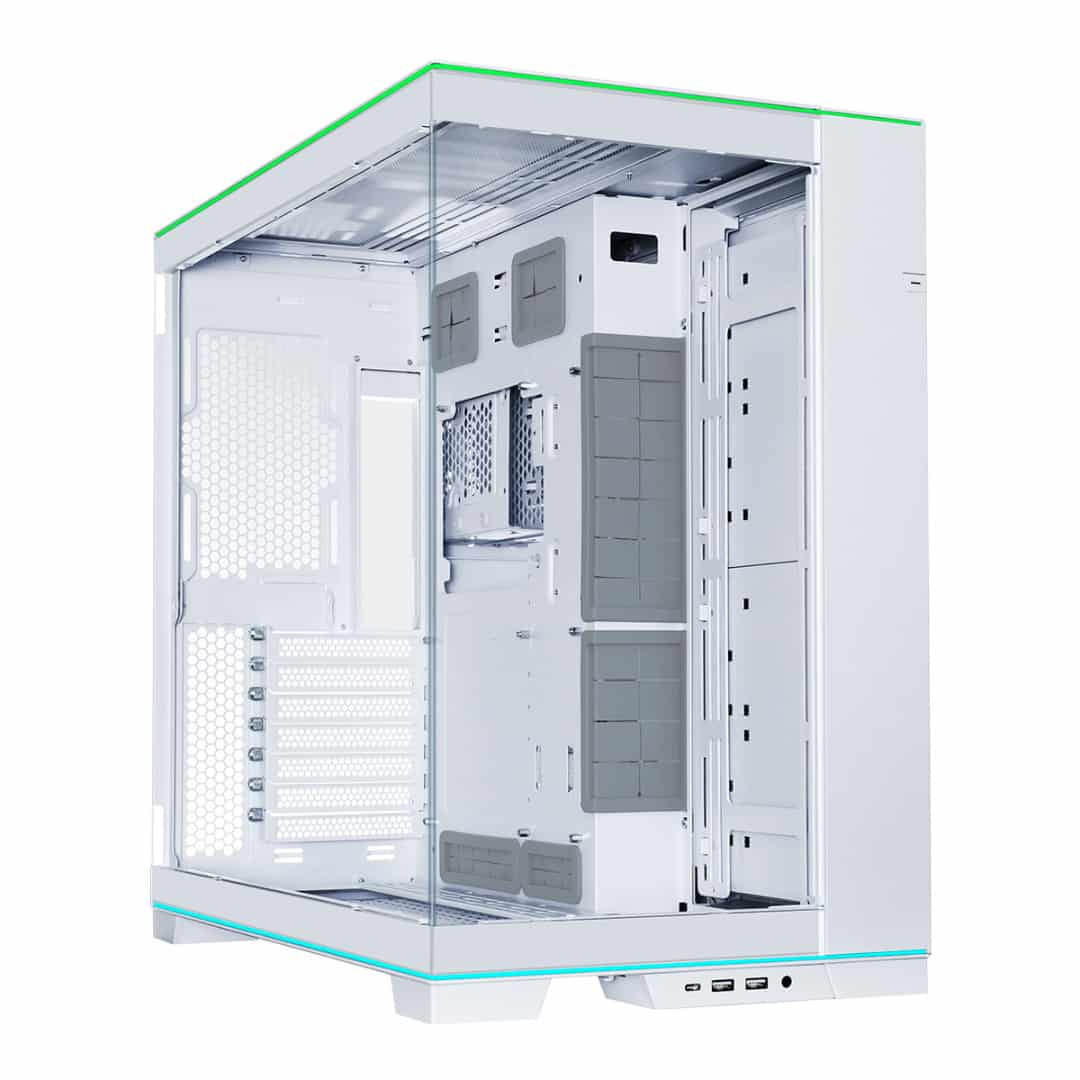Photos - Computer Case Lian Li O11D EVO RGB E-ATX Mid-tower PC case - White O11DERGBW 
