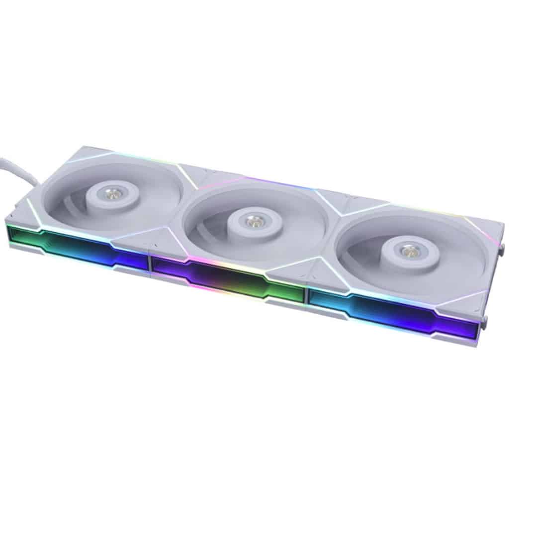 Photos - Computer Cooling Lian Li UNI FAN TL 120mm Reverse PWN RGB Case Fan Triple Pack - White 12RT 